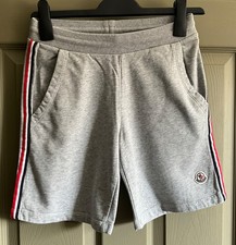 Moncler Boys grey side stripe