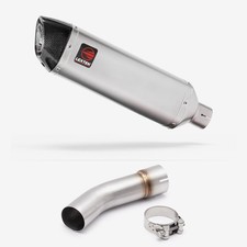 Lextek Slip-on Stainless Steel 300mm Exhaust for Suzuki SV650 03-15
