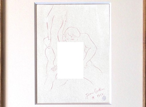 Jean cocteau drawing male - cocteau,