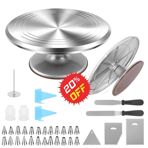 Cake turntable aluminum - cake,