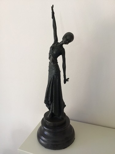 Art deco style bronze - art,