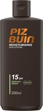 PIZ BUIN MOISTURISING SUN LOTION SPF 15 (200ML), ADVANCED SKINCARE CREAM WITH UV