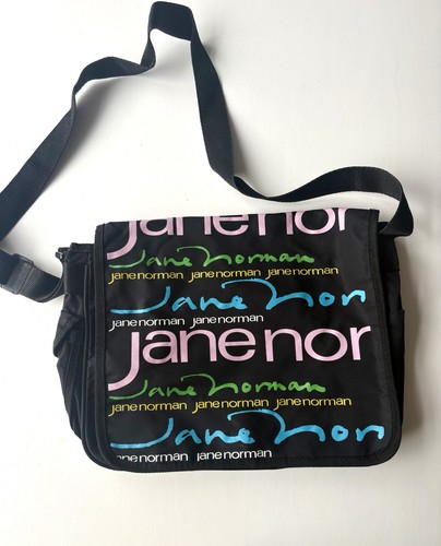 Jane norman black nylon - black, logo