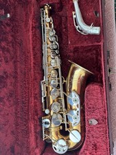 Selmer 63  Mark VI Alto Saxophone In Orig Case Gold & Silver plated please read 