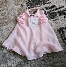 Lili gaufrette pale pink dress - pink,