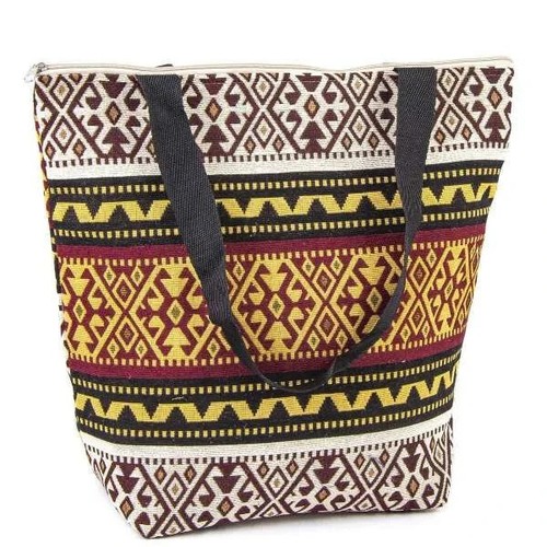 Kilim design tote - tote, shoulders