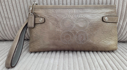 Coach aubrey wristlet clutch - aubrey,