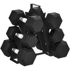 SPORTNOW 36KG Hex Dumbbell Set