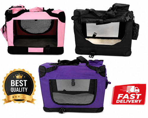 Hugglepets fabric dog crate - hugglepets,