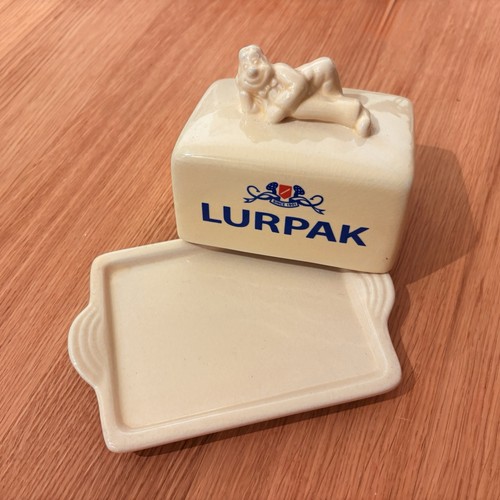 Vintage lurpak ceramic butter - ceramic,