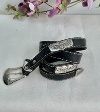 Vintage 80s Black Leather