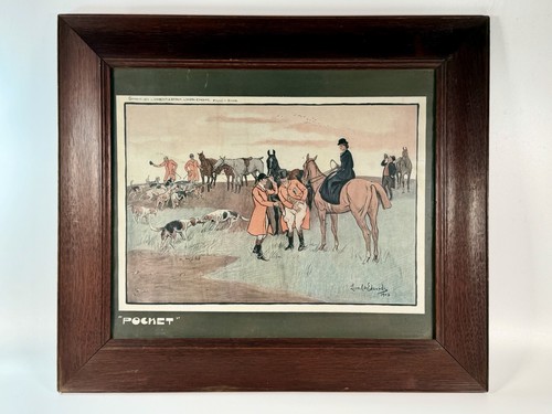 Antique lionel edwards fox - antique,