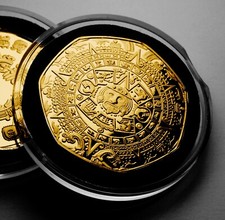 MAYAN GOLD Aztec Calendar