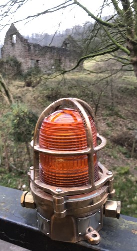 Vintage ship helipad light - vintage,