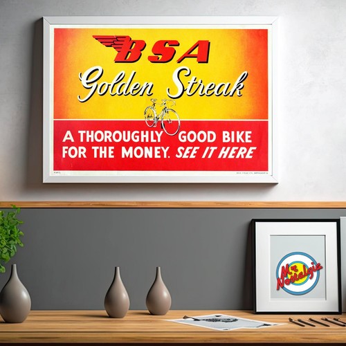 Bsa golden streak bicycle - bsa,
