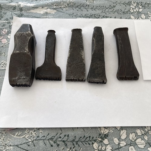 Vintage name punches - x,