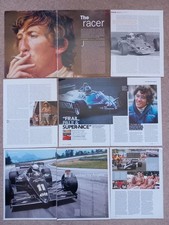 Formula One Pack Of UK Cuttings (featuring Rindt, Purley, de Angelis & Paletti)