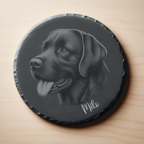 Personalised black labrador - personalised,