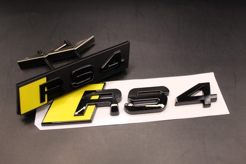 Gloss black yellow rs4 - yellow, front