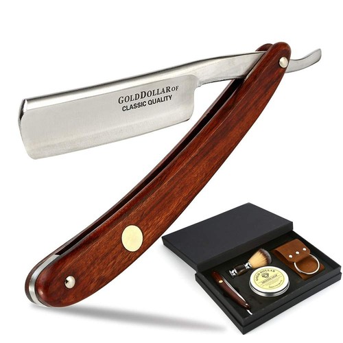 Straight razor gold dollar - razor,