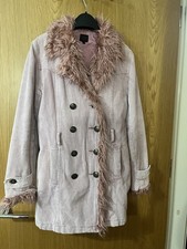 Miss Posh  Pink Coat With Fur