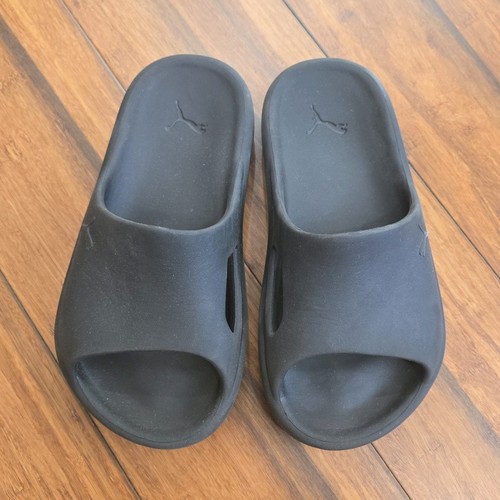 Puma slide black mens - slide, 4