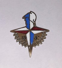 Festival Of Britain 1951 Metal/Enamel Emblem 2.5cm Red White Blue Gold 