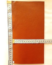 2MM THICK SADDLE TAN FULL GRAIN VEG TAN CRAFT TOOLING LEATHER HIDE OFFCUTS