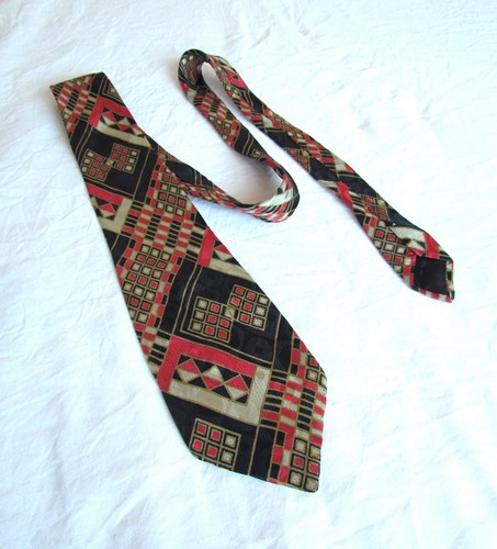 Vintage 1970 tie - tie,, navy
