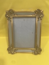 Picture Frame  Faux Wood Gold