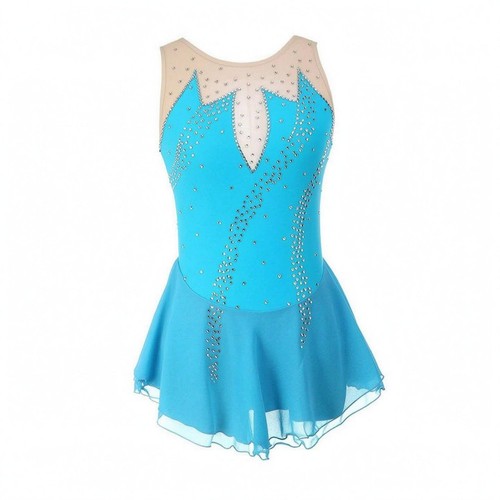 Figure skating dress keyhole - dress,