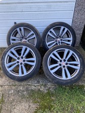 JAGUAR XJ X351 2009-2020 TWIN 5 SPOKE STAGGERED ALLOY WHEELS SET OF 4 245 45 R19