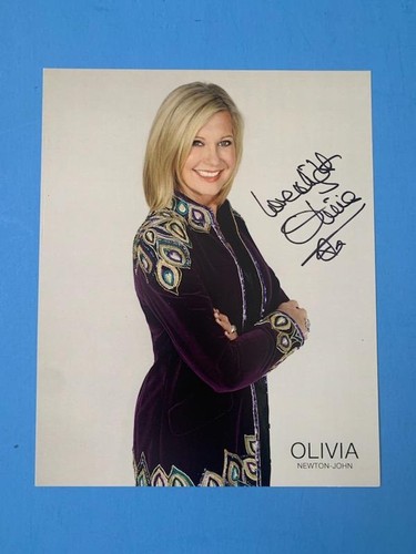 Olivia newton john hand signed - hand,