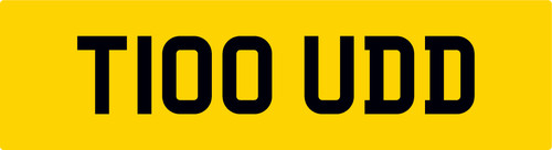 Too loud reg number - too,