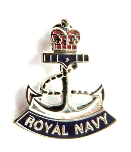 Royal navy crown - navy, anchor