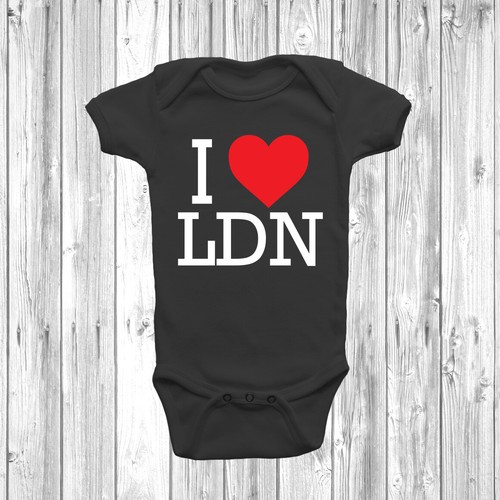 Love london baby grow - i,