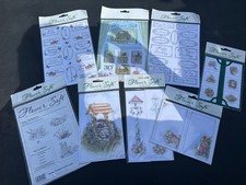 Flower soft toppers / papers card making craft kit bundle / lot