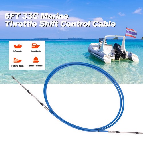6ft 33c boat marine remote - 6ft,