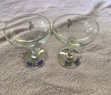 Babycham Glasses. Vintage  1970’s