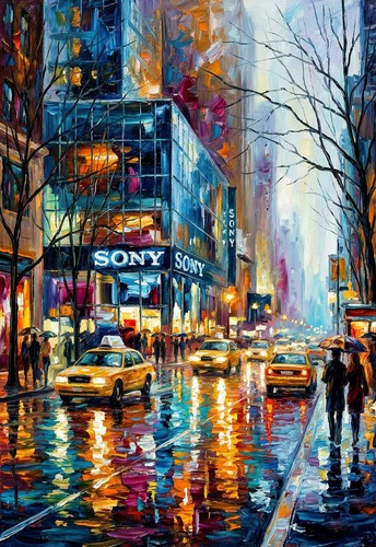 5th avenue nyc - avenue, sony