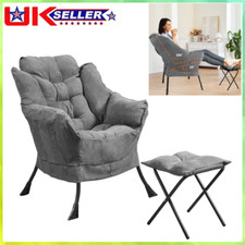 Comfy Armchair with Footstool