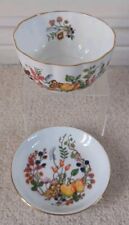 Aynsley Somerset Fruits Fluted Bon Bon Dish And Pin Dish