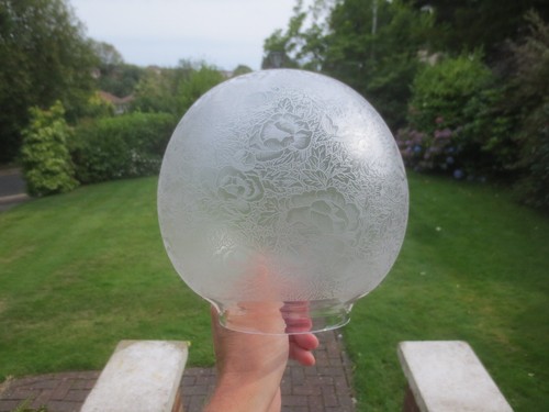 Superb antique crystal - antique, etched