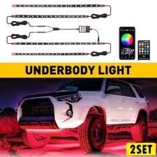 2Set RGB Car LED Neon Chassis