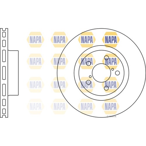 Brake discs vented for - 2x,