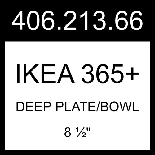 Ikea 365 deep - ikea, plate/bowl