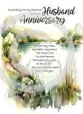 NEW  To My Dear Husband On Our
