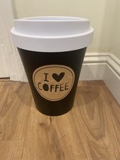 Coffee Cup Novely Waste Paper Bin - Push Top - Flying Tiger