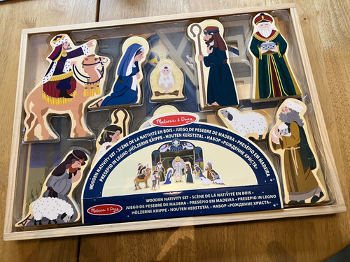 Nativity set wooden - nativity,