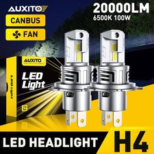 9003 H4 LED Headlight Bulbs Kit 10000W 1000000LM Hi/Lo Beam Super Bright White